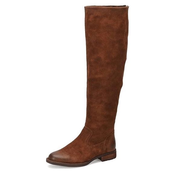BORN Borman Over The Knee Boot Size 6 Suede - Picture 1 of 11